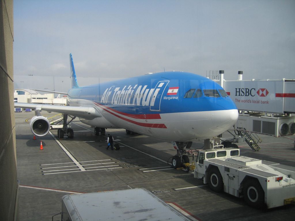 Air Tahiti Flight 9 from LAX to Pappete Tahiti