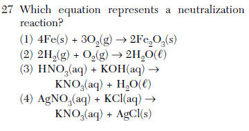 What are the products of a neutralization reaction?