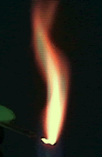 colour of sodium flame
